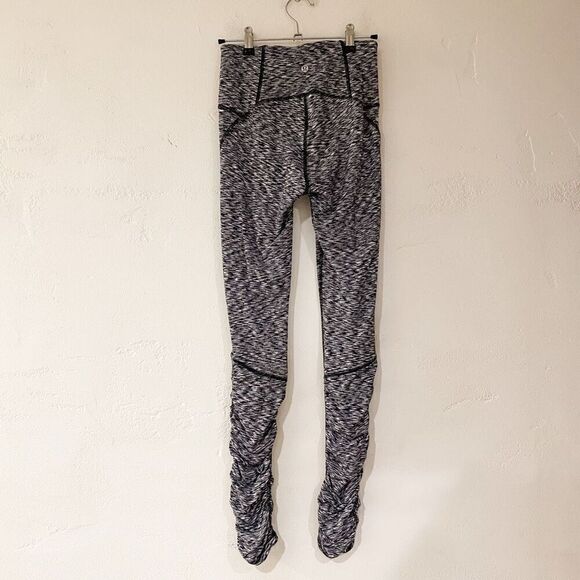 Lululemon Ready To Rulu Tight 28" Spaced Out Space Dye Black White Size 4 - Picture 3 of 9